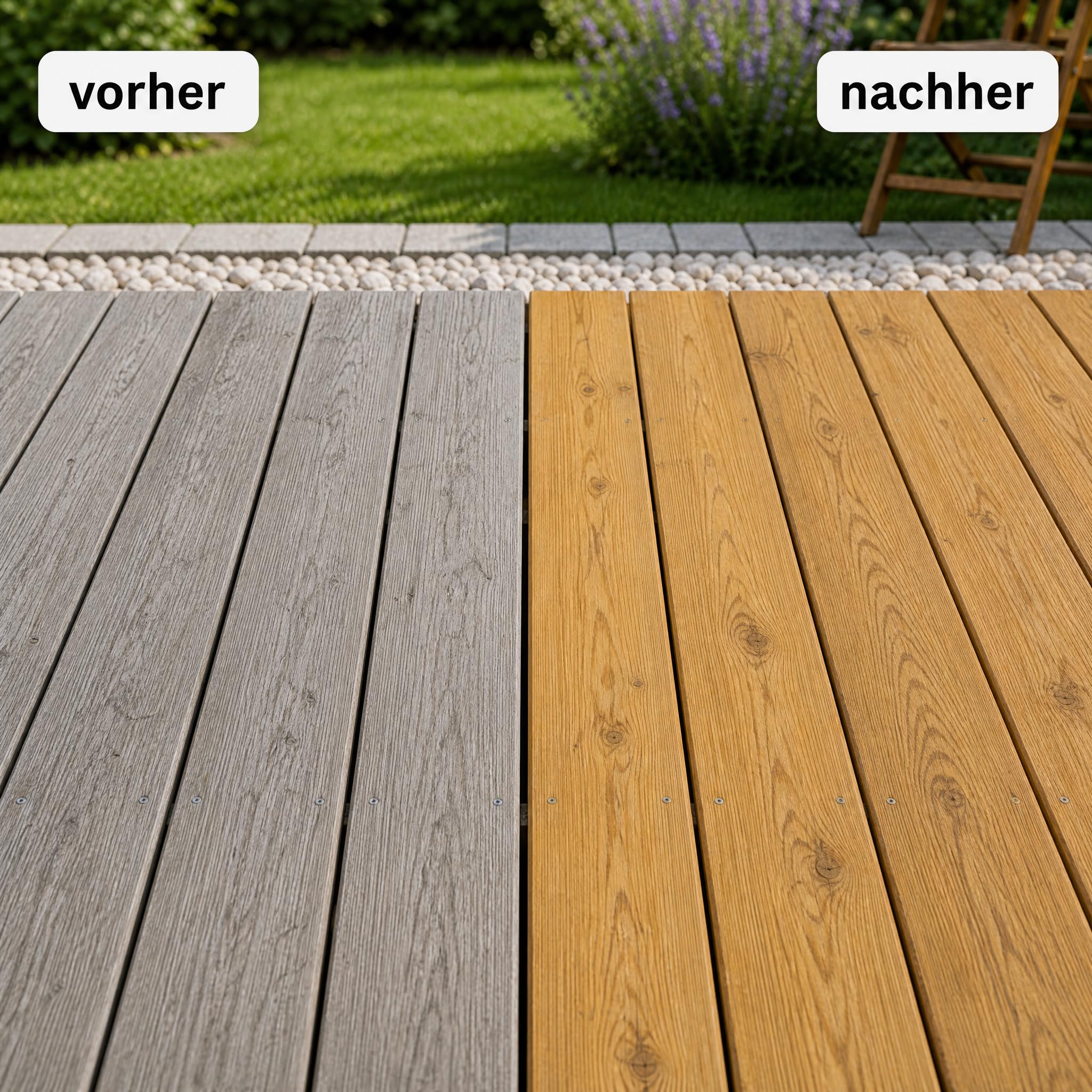 KORA® Koralan® Holzöl-Spezial außen – Premium Holzöl ideal für Nadelholz, z. B. Terrassen, Gartenmöbel & Holzfassaden – UV-Schutz, wetterfest, Schutz vor Vergrauung (Eiche hell, 10L)