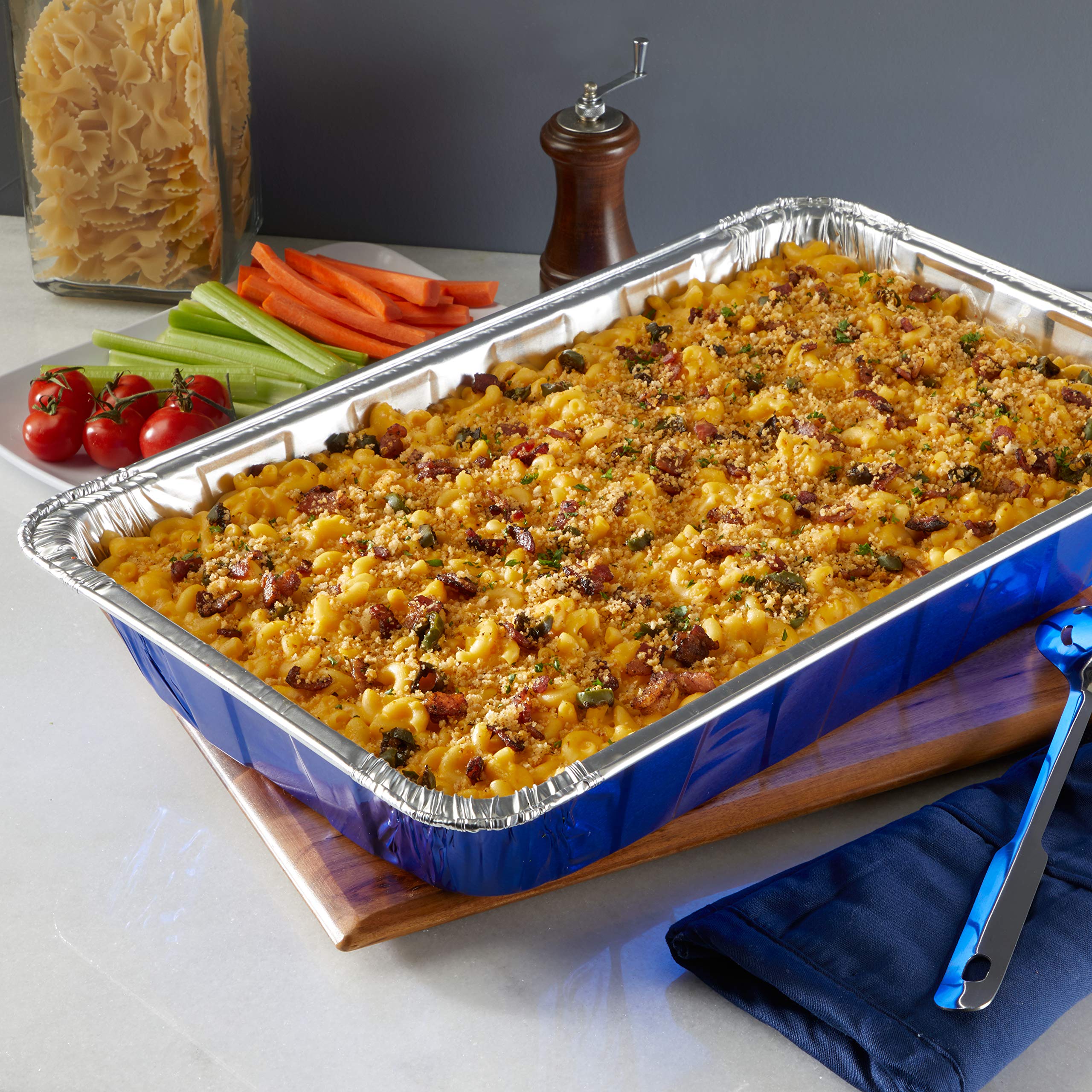 Set De Bandejas Grandes De Aluminio Redondas 2 Pzas