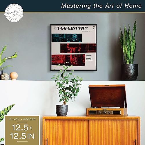 Miniatura 2 de MCS Master & Co. Foundry Gallery - Marco metálico de pared color negro, 12.5 x 12.5pulgadas sin paspartú