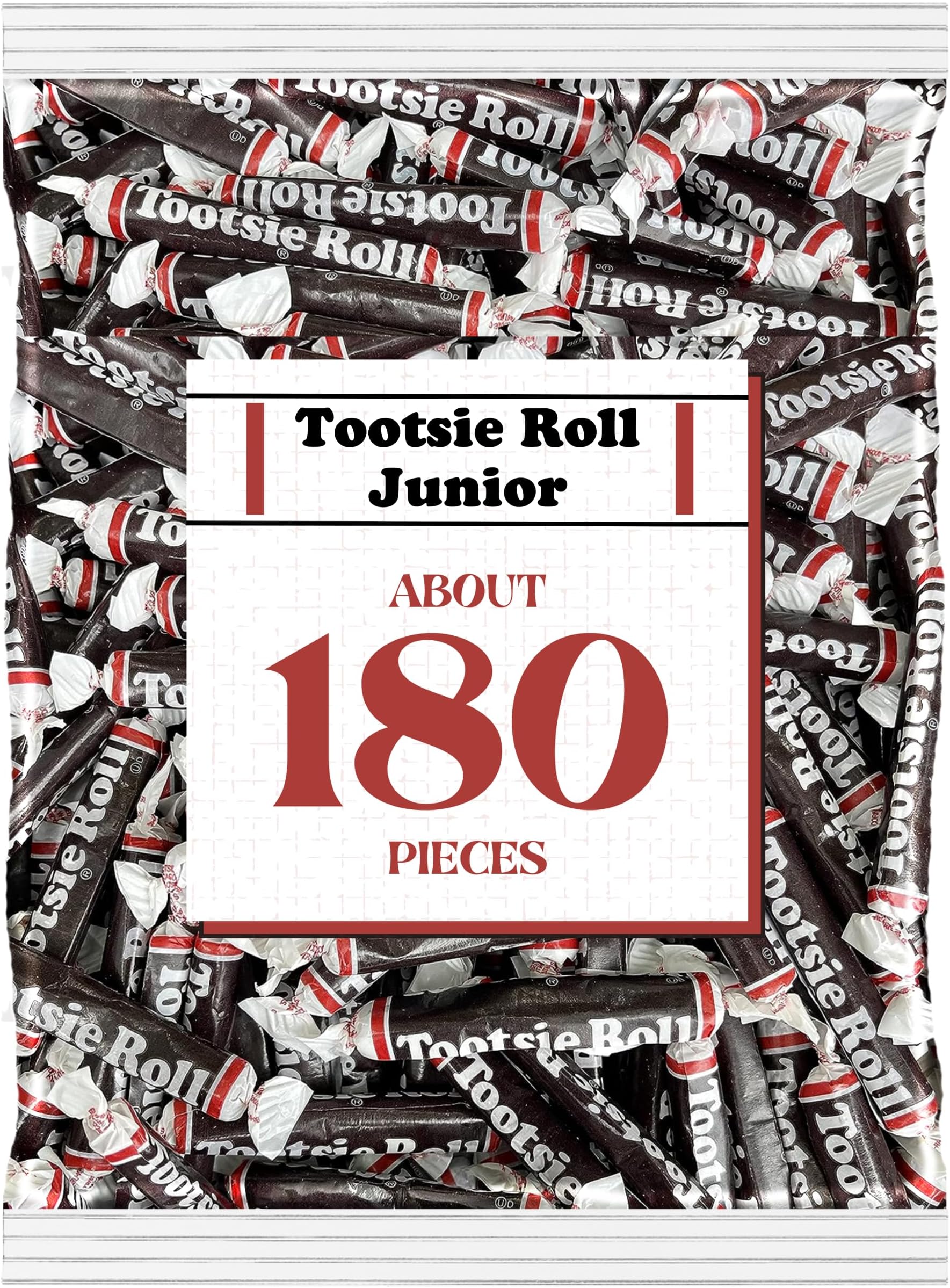 Tootsie Roll 280Count Tub Resealable Plastic Jar of