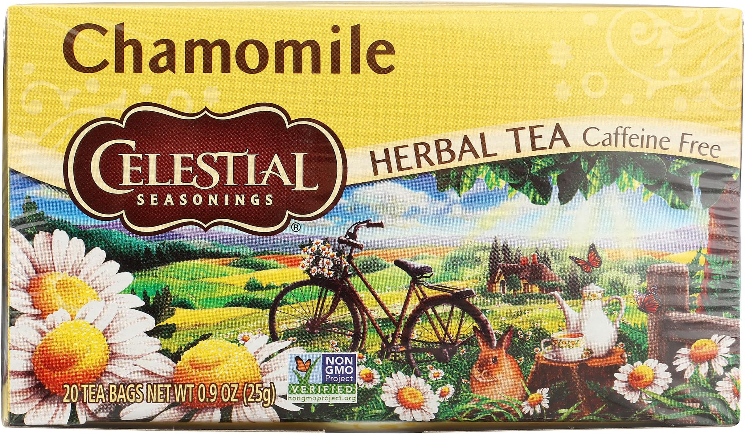Celestial Seasonings Herbal Tea, Chamomile, 20 Count