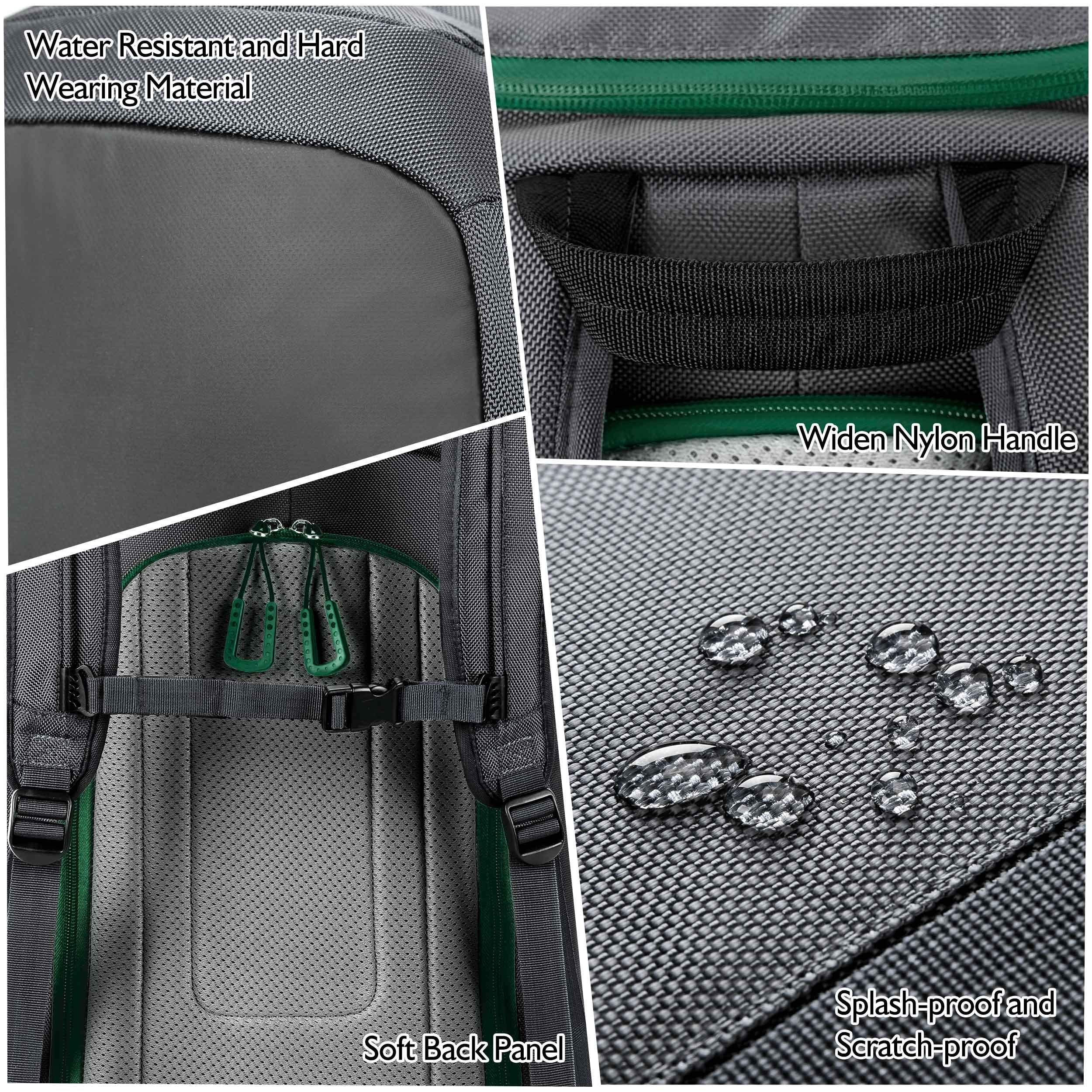 Unigear Borse per Scarponi Sci, 50L/70L Zaino per Scarponi da Sci Snowboard con Sistema Molle Negozio Attrezzatura Inclusa Scarpe, Giacca, Casco, Occhiali, Guanti, Scarponi da Neve