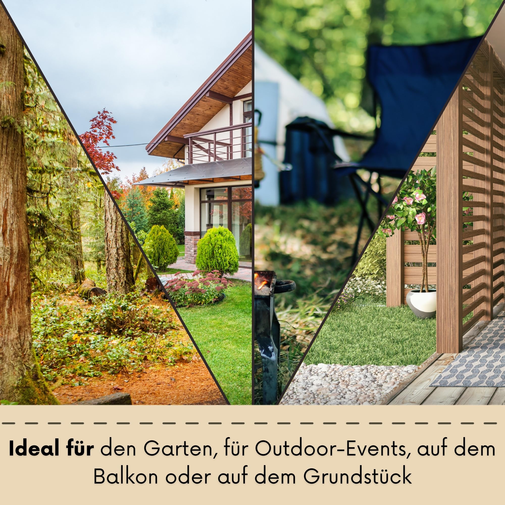 SPRINGOS Campingstuhl faltbar leicht - Klappstuhl Camping belastbar bis 100 kg, Campingstuhl kleines Packmaß - Faltbarer Gartenstuhl klappbar für Outdoor & Balkon