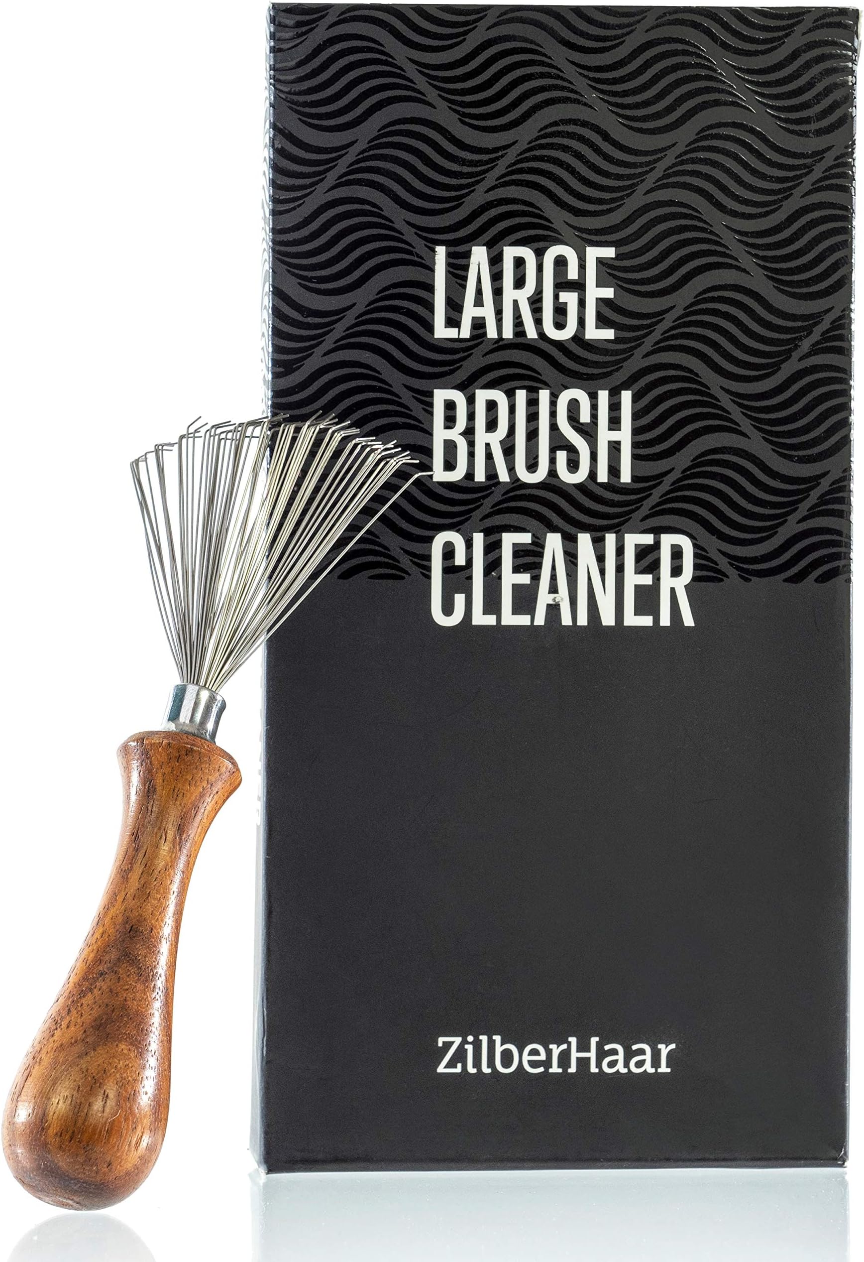 Brush Cleaner - Beard and Hair Brush Cleaner Tool - Hand-Made Natural Hairbrush Cleaner Tool - 4.3 Inches Long and 1.9 Inches Wide at Rake End