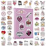 QTL Bookish Stickers for Kindle Ebook Laptop Holographic BookTok Stickers for Readers Gifts for Bookworms 80Pcs