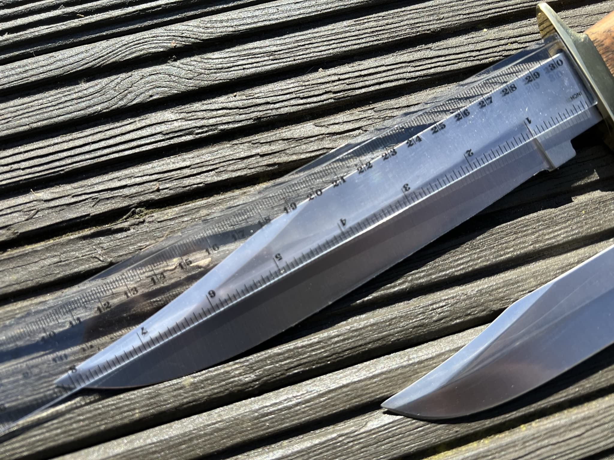 Perkin Feststehende Jagdmesser-Set 2-teiliges Jagdmesser-Set mit Scheide aus Bowie-Messern