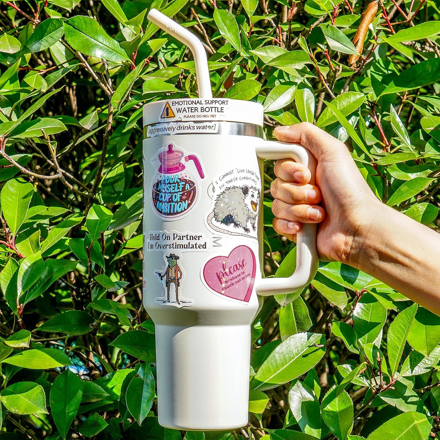 200 PCS Funny Holographic Stickers for Adults, Waterproof Vinyl Sarcastic Meme Decals for Laptop, Water Bottle, Phone, Kindle, Journal, Scrapbook, Bumper, Skateboard, Luggage, No Repeats - Image 8