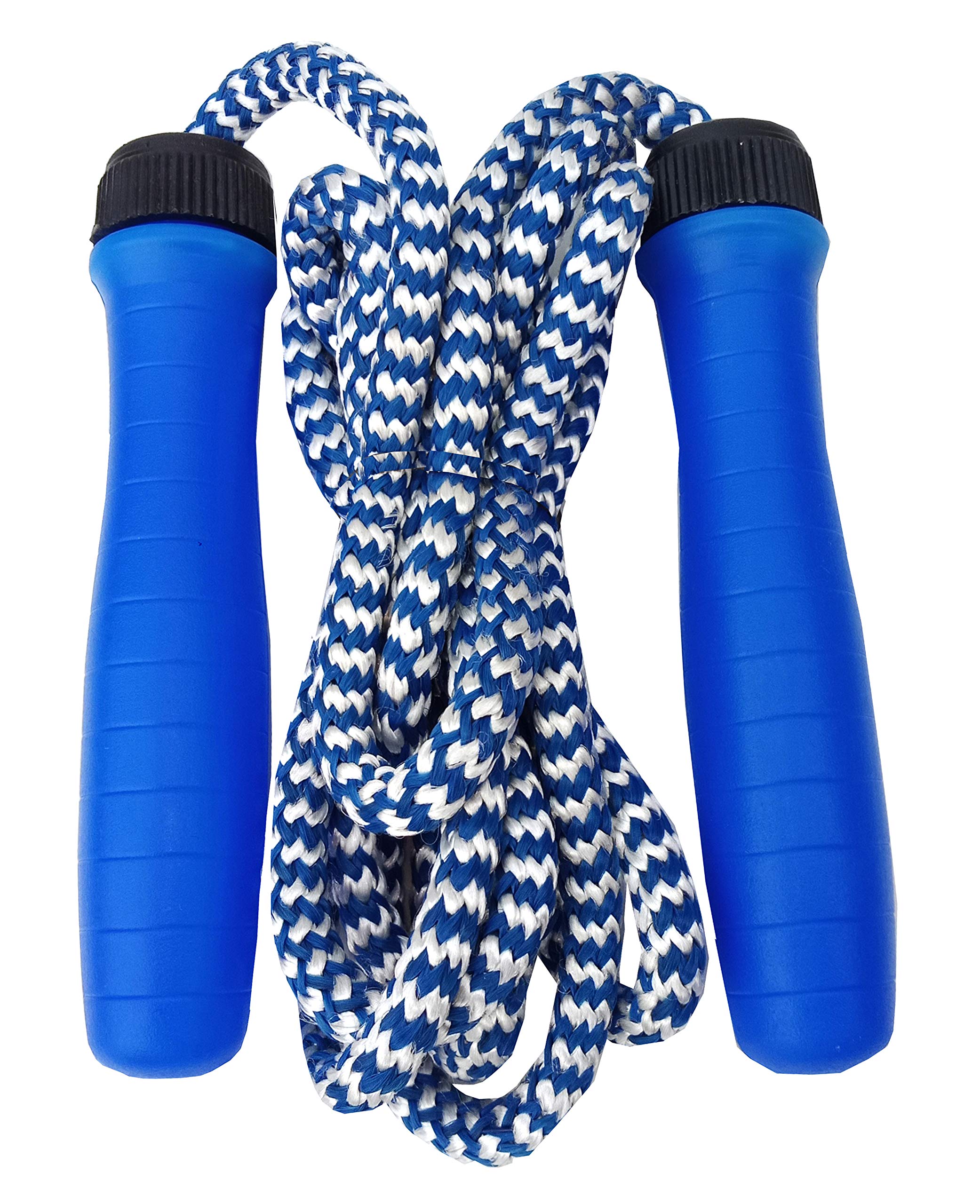 India Best Jumping Skipping Rope -8A for Training, Exercise and Gym #Man,Woman,Kids# Blue Ultra-image-5