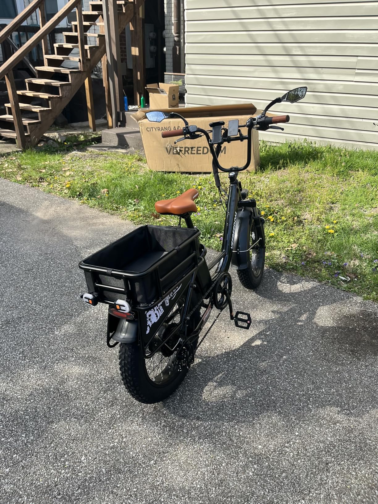 EUY Electric Bike for Adults with Peak 1500W Motor, 48V 20Ah Removable Battery Fast Ebike,Max 70Miles & 30MPH,20" x4.0 Fat Tire Commuting Electric Mountain Bike,7-Speed, Step-Thru Bicycle photo review