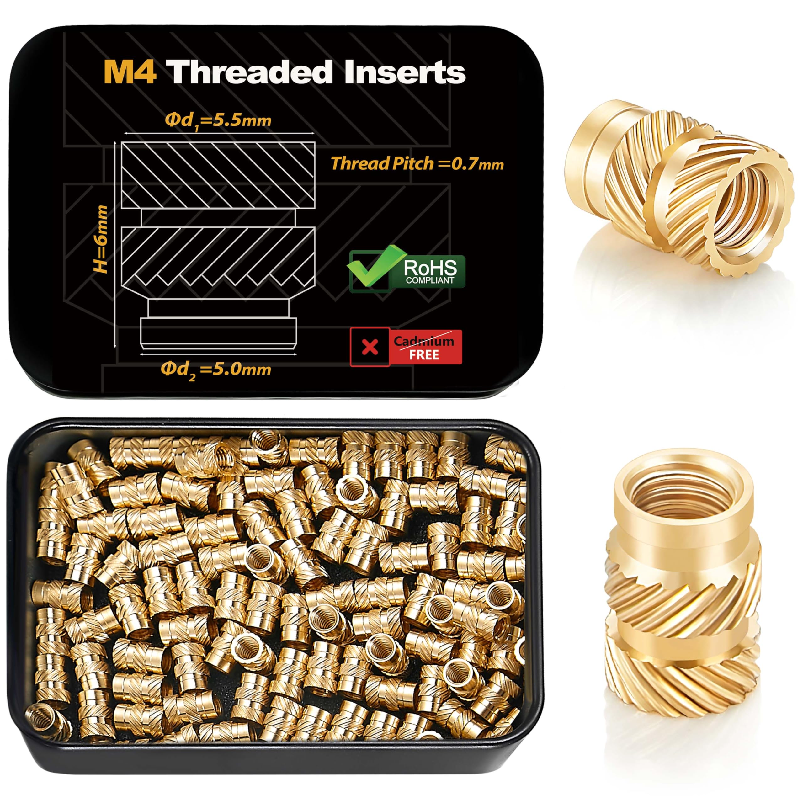 3D Printing Thread Inserts - 520PCS Kit -7