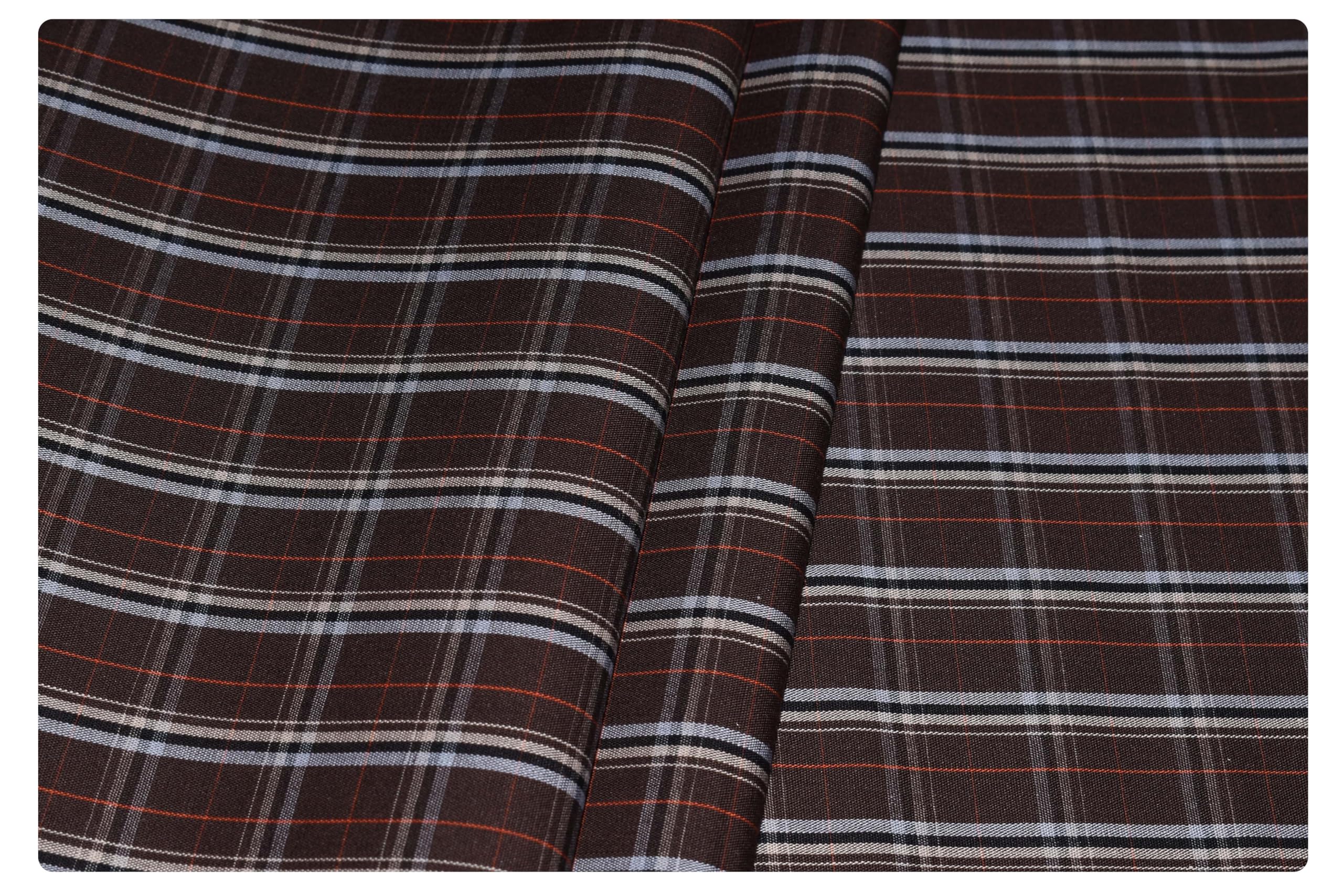 arvind Men's Pure Cotton Self Design Unstitched Shirt Fabric (GM19V2, Free Size) (GM14)-picture-13