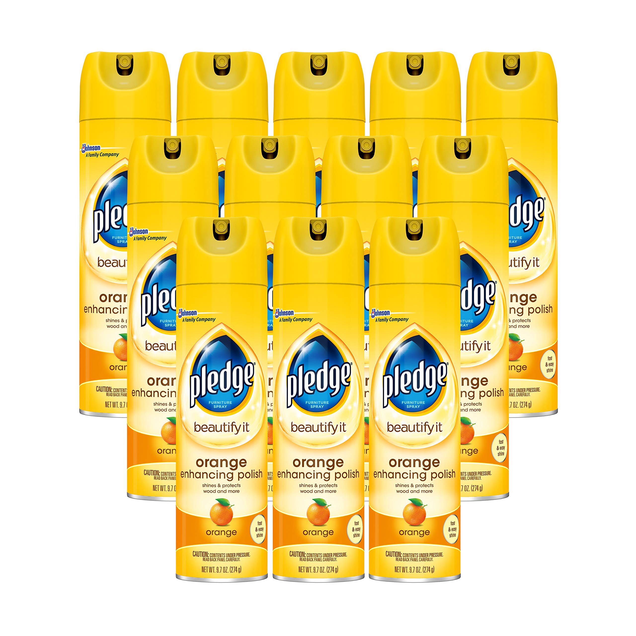 Pledge Multisurface Furniture Polish Spray, Works on Wood, Granite, and Leather, Shines and Protects