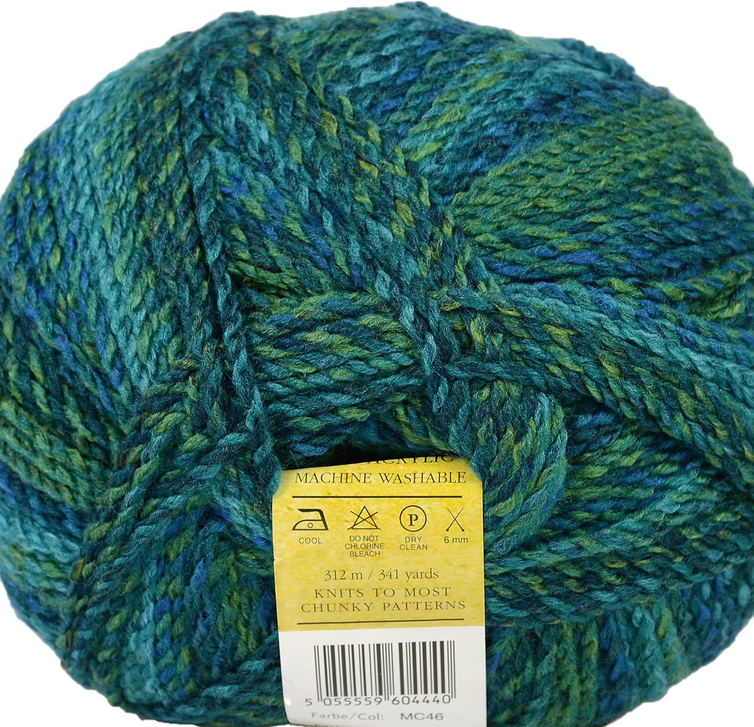 James C Brett Yarn, Acrylic, Multicolor, 200g