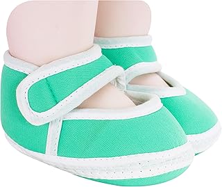 green baby girl shoes