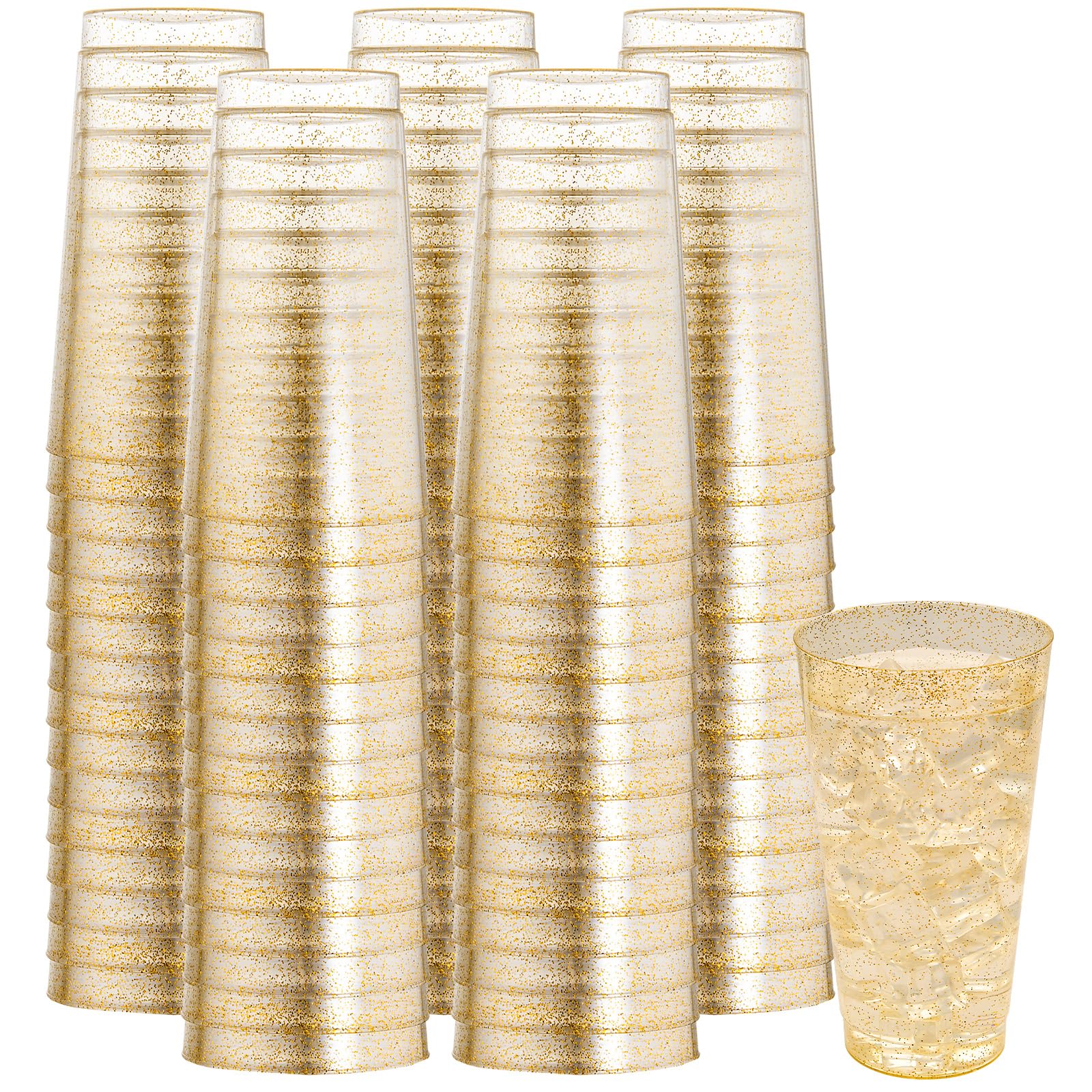 stem wine glass Fitz & Floyd Set of 4 Jardin Wine Glasses, 14 Oz, Green