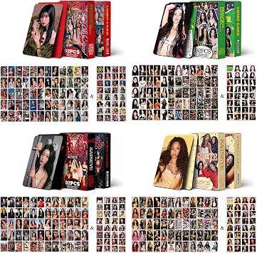 368 Pcs Fashion Photocards set, 4Pack Katseye Lomo Cards, Perfect as Small Party Favors or Personal Collectibles, for Kpop Merchandise Gifts for Both Male and Female Fans