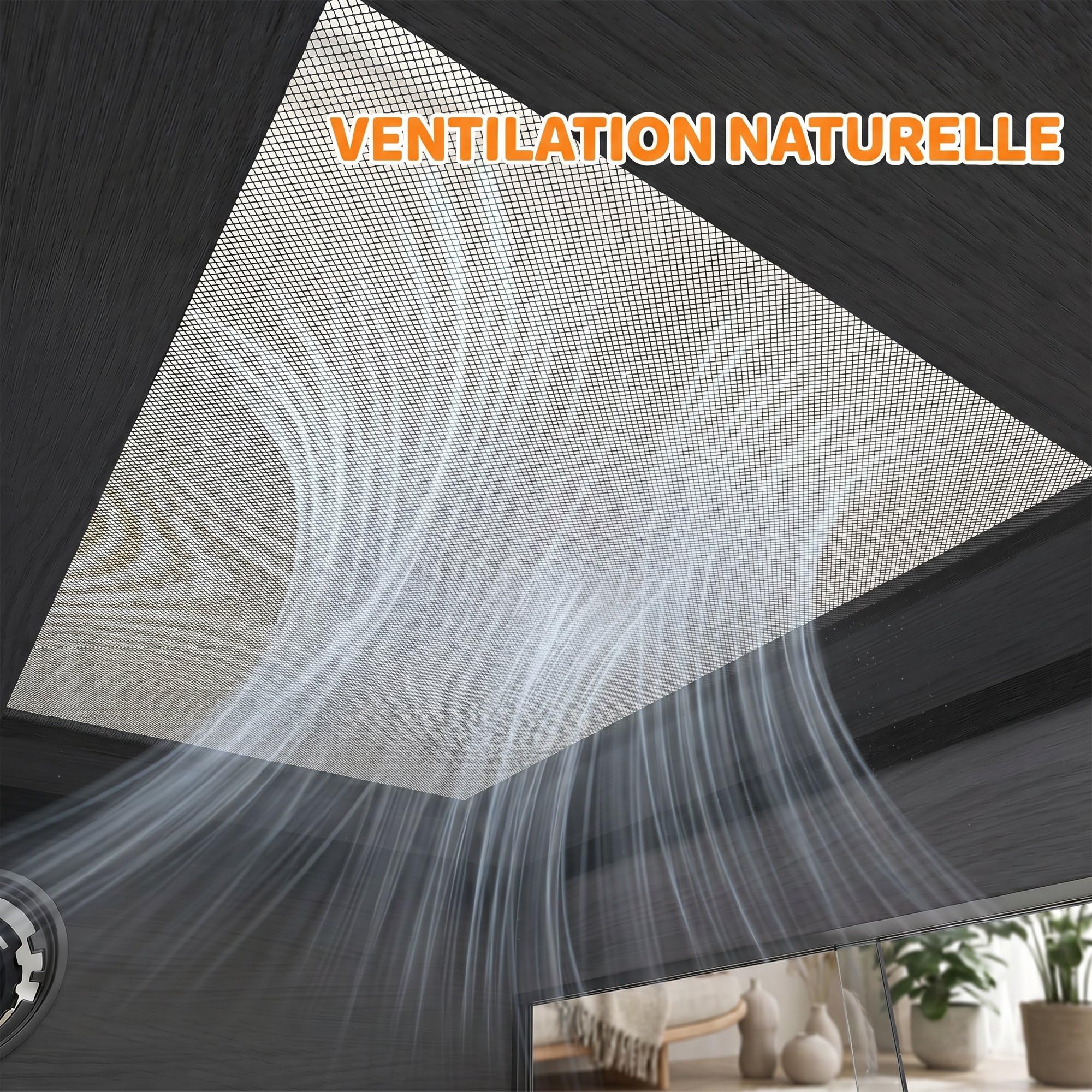 PawHut Terrario per rettili ad alta resistenza per geco 60x45x45cm Nero | Porte vetro scorrevoli, chiusura sicurezza, ventilazione sup., vivario rettili, recinto tarantola, drago barbuto, serpente