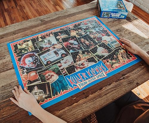 Miniatura 8 de Killer Klowns from Outer Space Kollage - Rompecabezas de 1000 piezas para adultos, 28 x 20 pulgadas