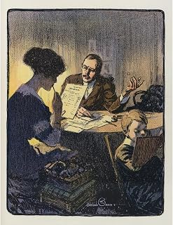 ArtDirect The American family - Under a high tariff (1911) Unframed Art Print Giclee Poster by Gordon Grant - Ready for Framing with Customization Sizes 8x10, 11x14, 15x20, 24x31, 36x47 and 46x60 inches