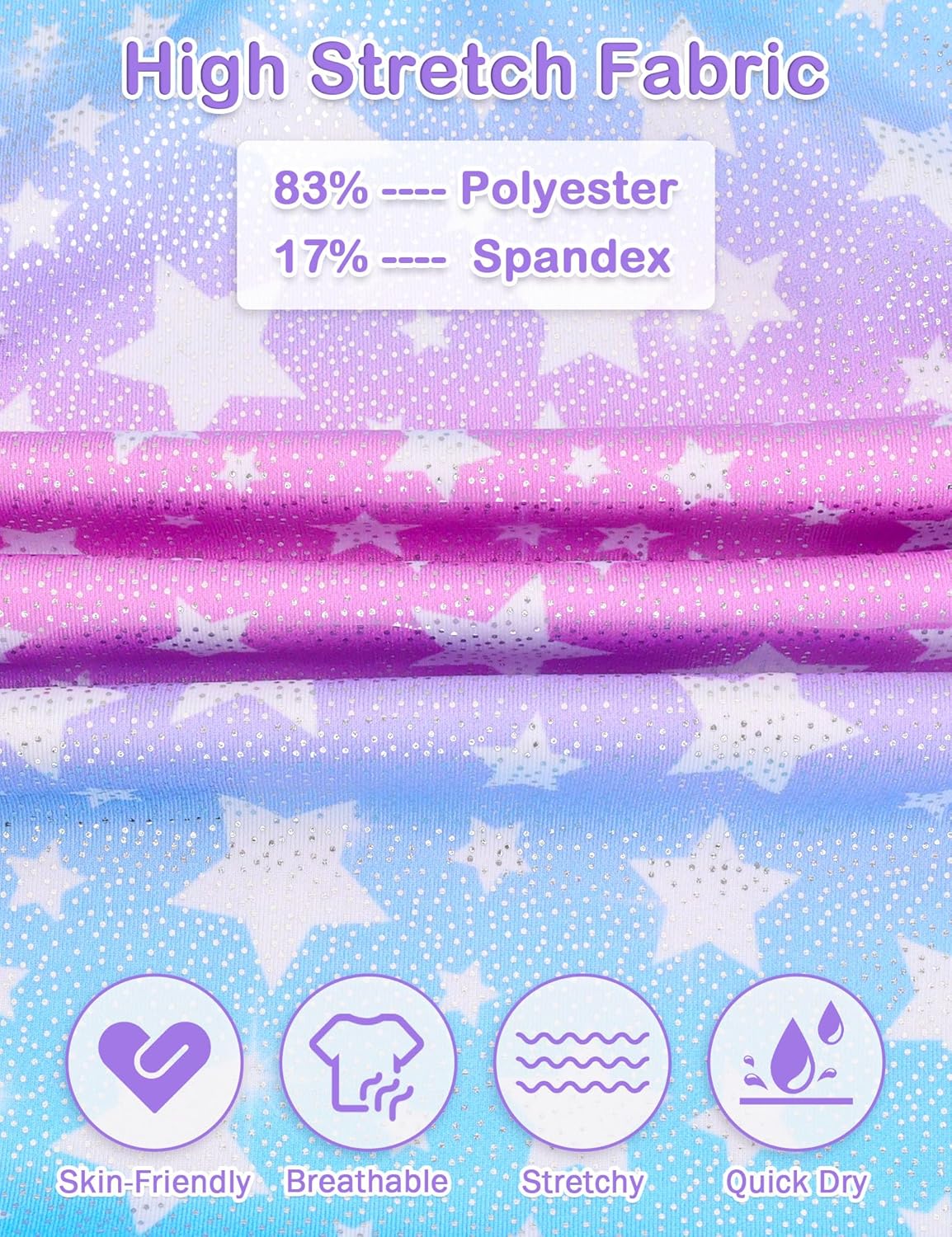 Girls Gymnastics Leotard With Shorts Breathable Stretchy Tumbling Outfit For Toddler Kids 4T 5T 7-8 10-12Years - Image 6