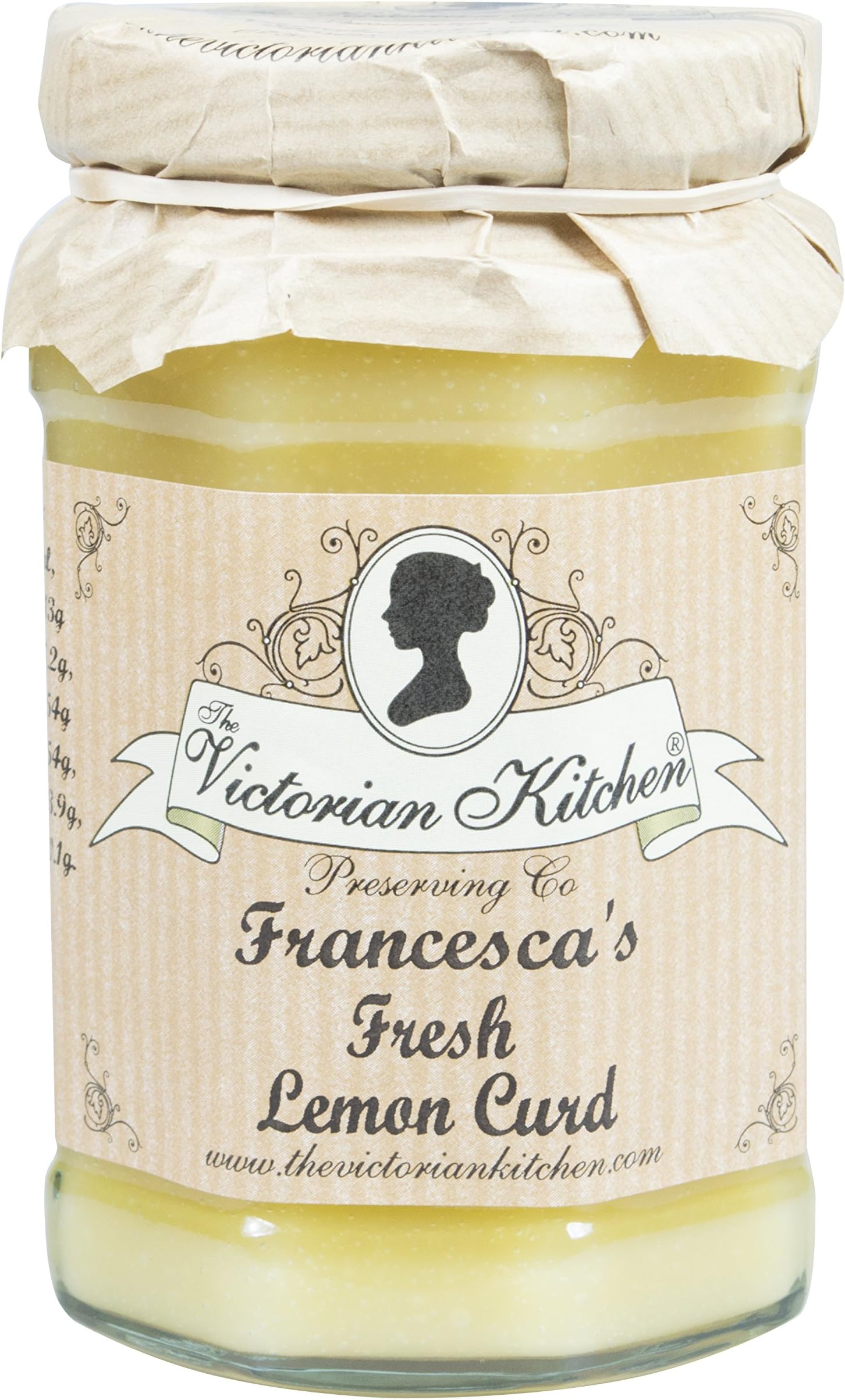 The Victorian Kitchen Francesca's Lemon Curd 300 g (Pack of 2)