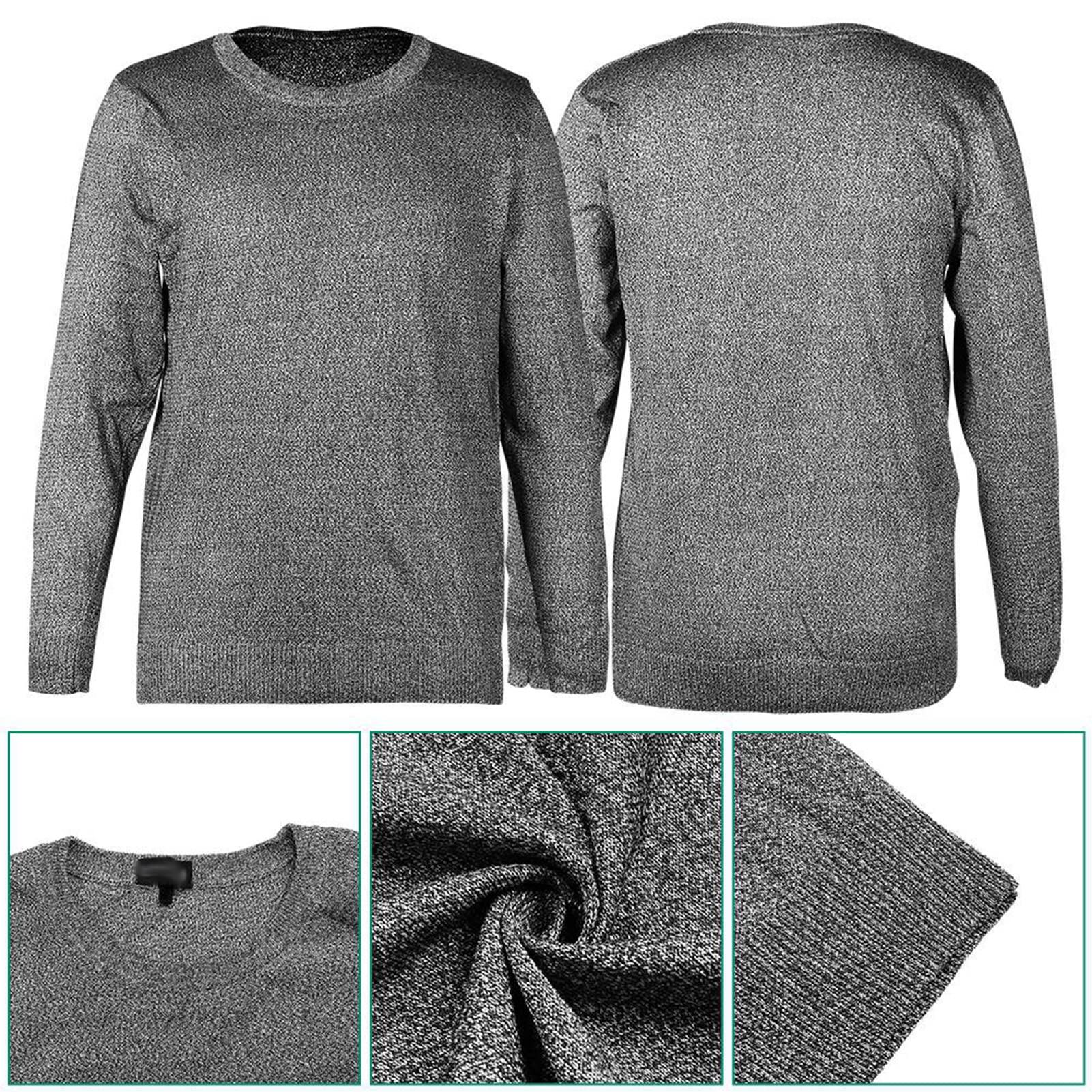 Level 5 schützende langärmelige, robuste, schnittfeste Kleidung, schnittfeste Sicherheitshandhemden, Schutzausrüstung (XL)