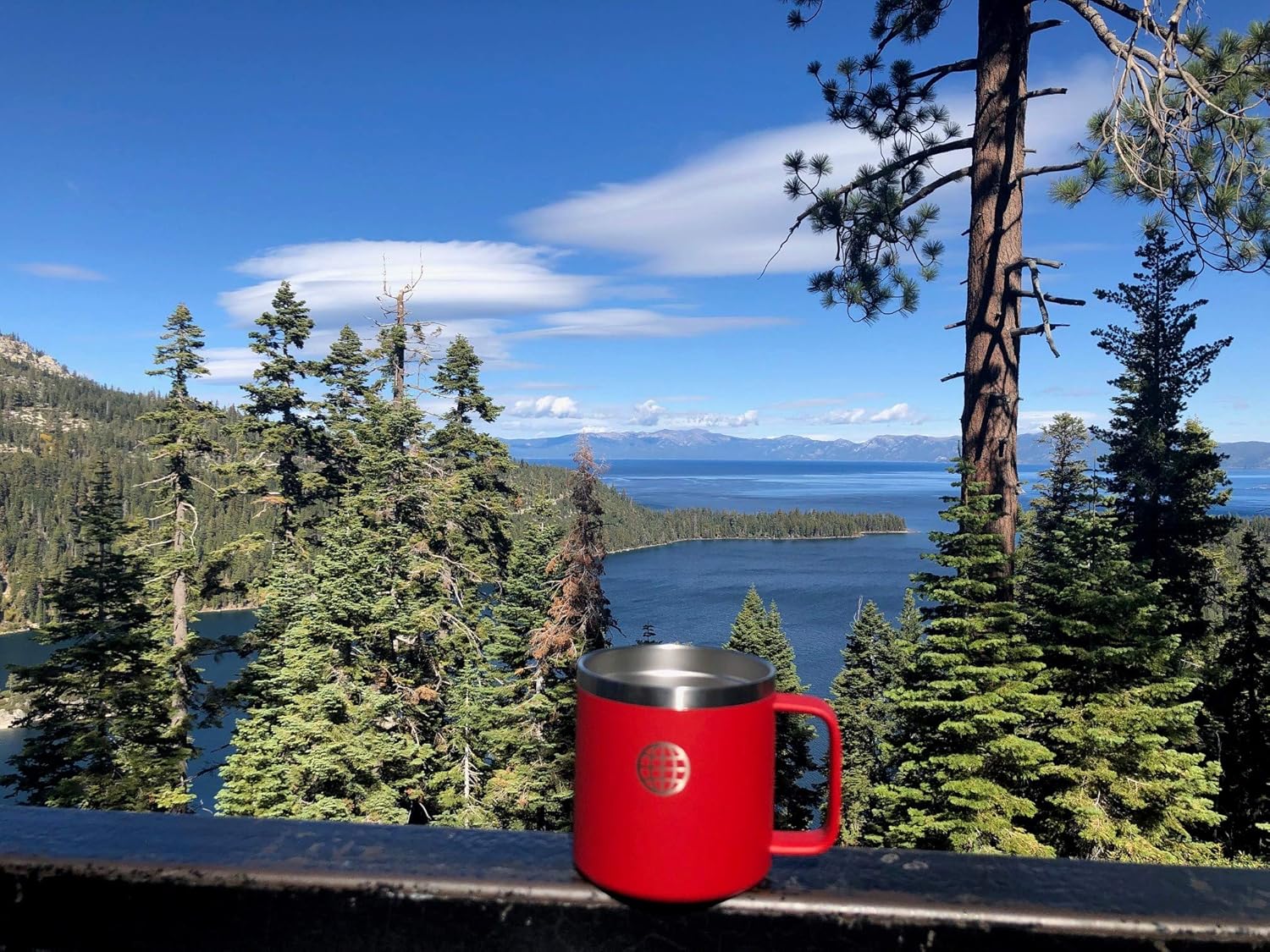 Wееklу Tор Sаlе Cool Coffee Mug with Lid and Handle - JTSC Products 2 Pack 14 oz Double Wall Insulated Stainless Steel coffee mug - Cool gifts for Men and Women - Large coffee mug for Camping (Black Red)