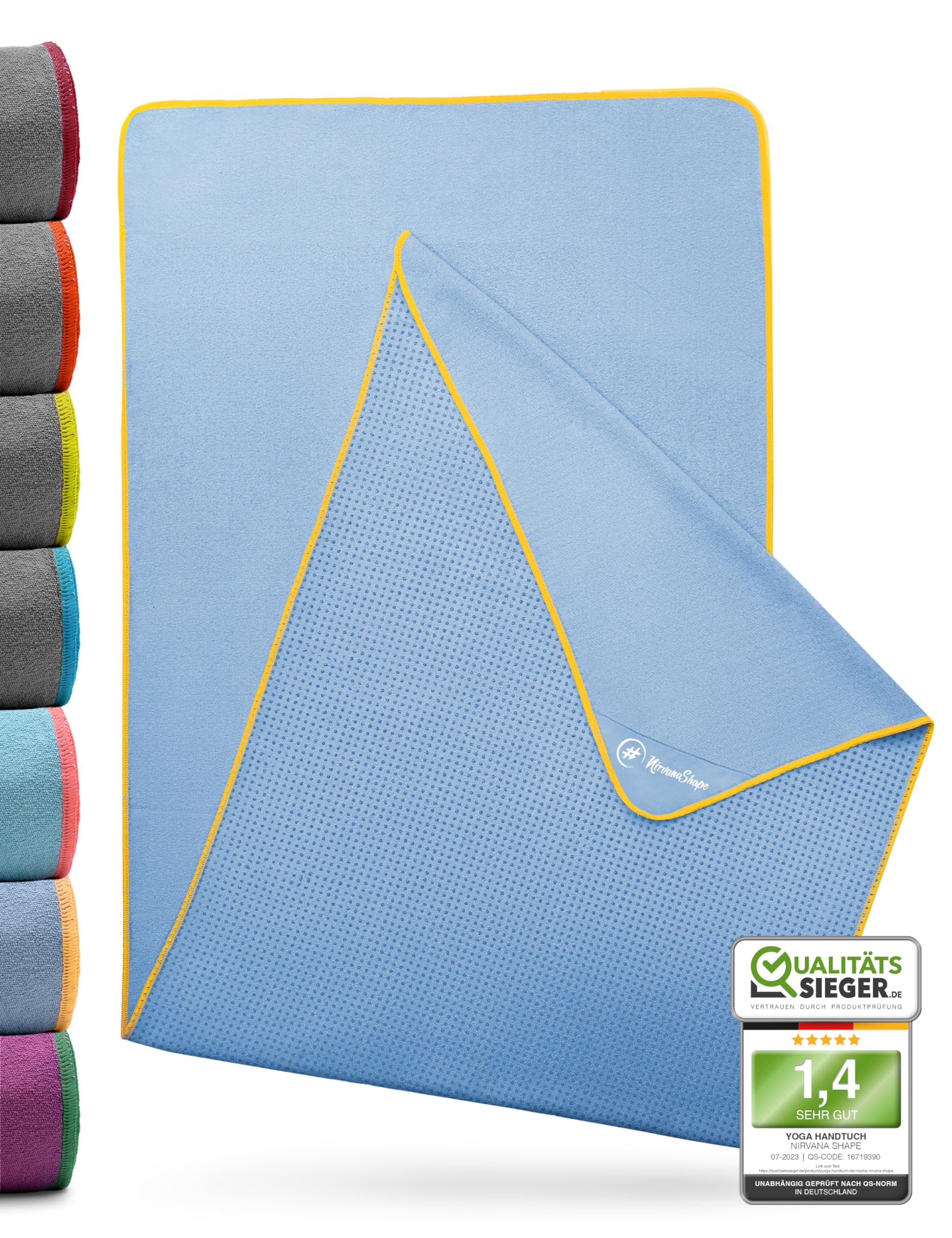 NirvanaShape® Yoga Towel Non-Slip Hot Yoga Towel with Anti Slip Bubble Hygienic Yoga Towel Mat Mat Mat [185 x 63 cm]-image-39