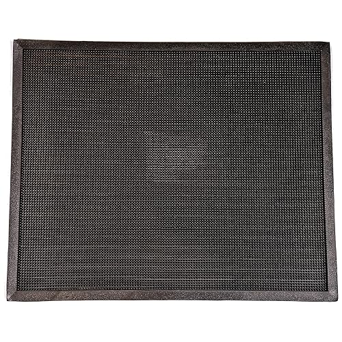 Miniatura 3 de Durable Corporation-396S2432 Heavy Duty Rubber Fingertip Outdoor Entrance Mat, 24" x 32", Black