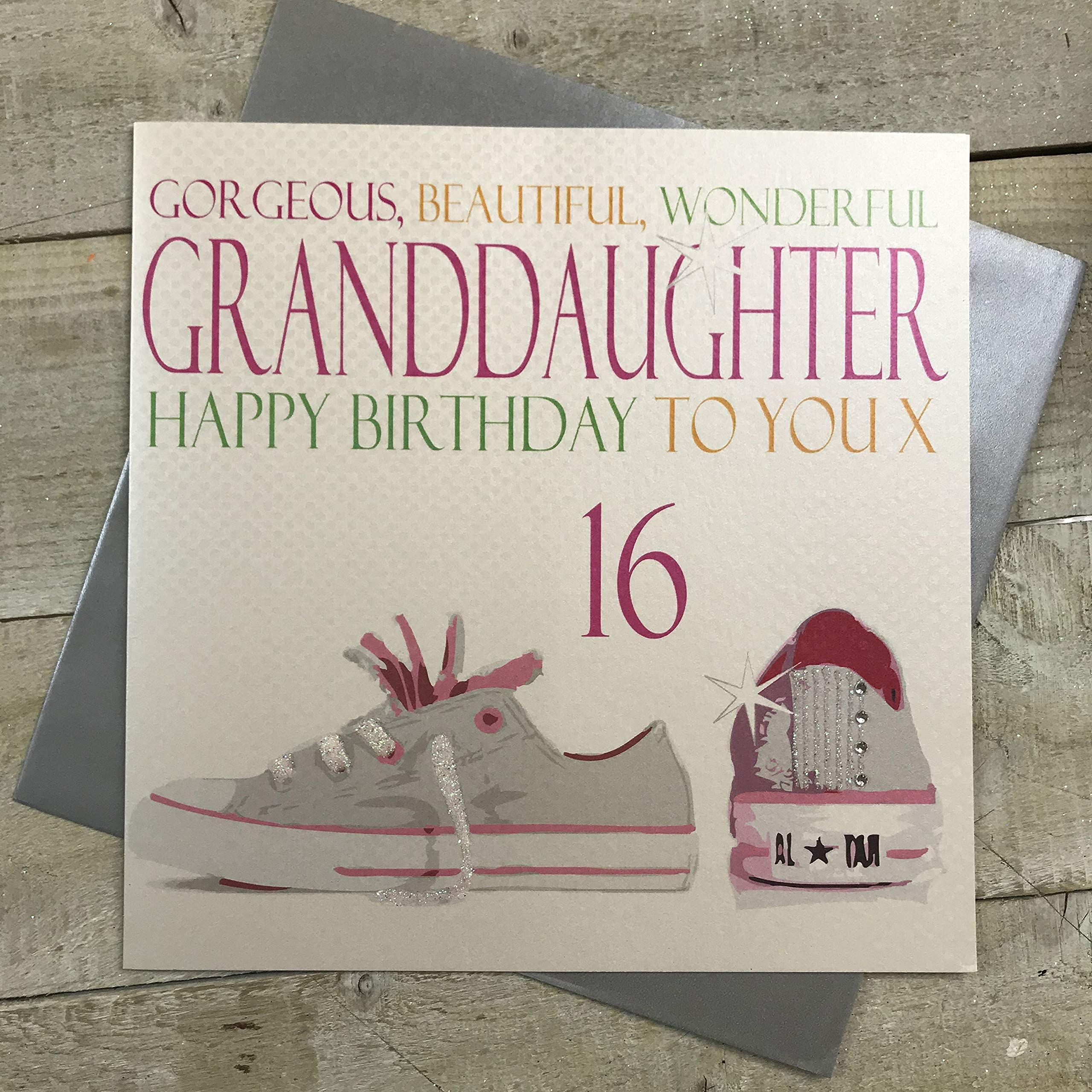 White Cotton Cards Large Gorgeous Beautiful Wonderful Granddaughter white-cotton-cards-large-gorgeous-beautiful-wonderful-granddaughter