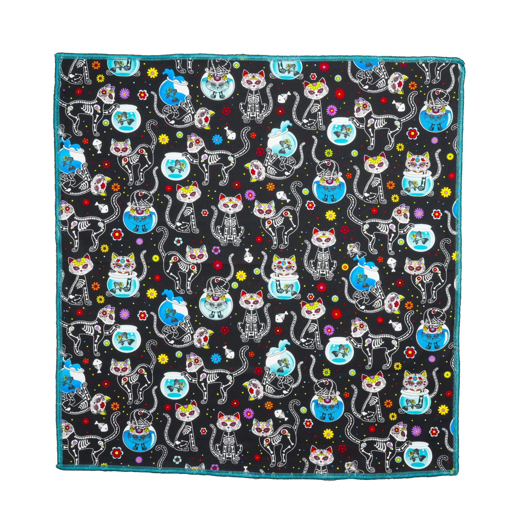 Day of the Dead Skeleton Cats Bandana