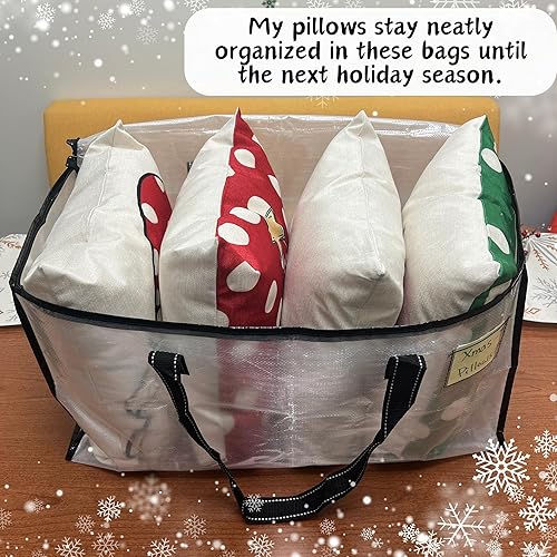 Miniatura 7 de VENO Paquete de 4 bolsas de mudanza grandes y resistentes artículos esenciales para dormitorio universitario, organizador de almacenamiento de ropa,