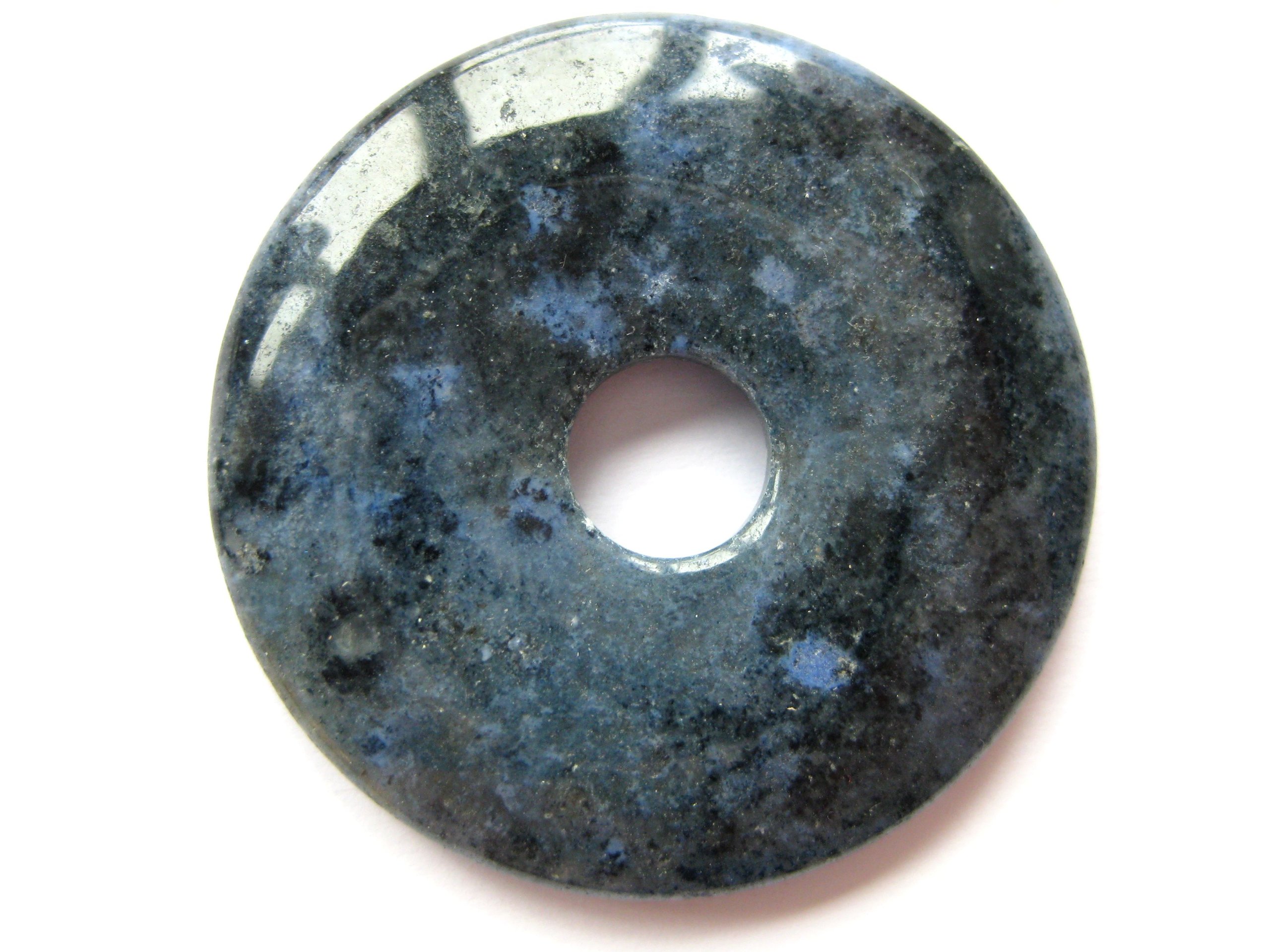 Dumortierite Donut 40 mm, Stone