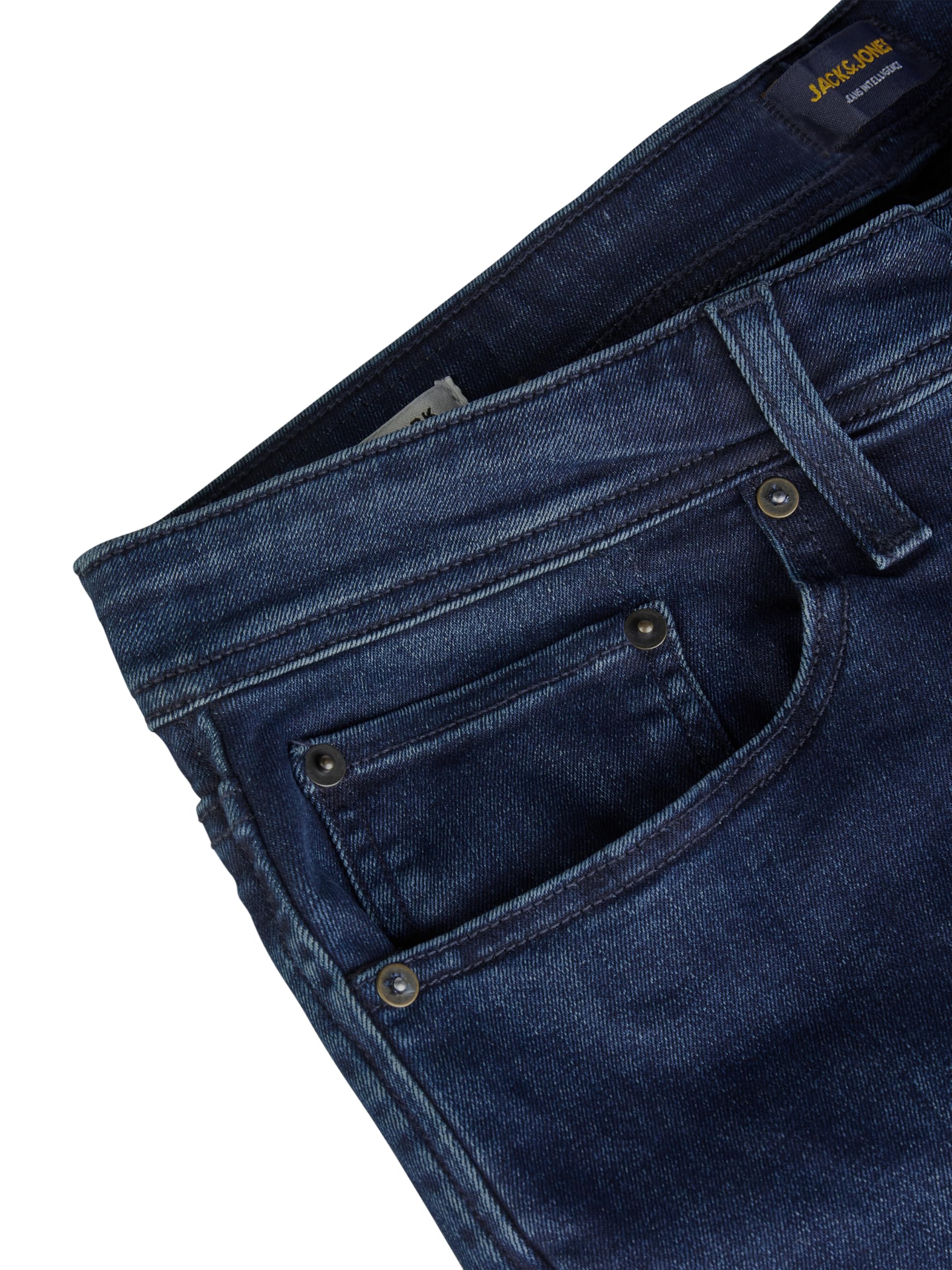 JACK & JONES Jeans Herren Stretch lang Straight Fit JJICLARK Jeanshose Hose Denim Blau Schwarz 30 31 32 33 34 36 38