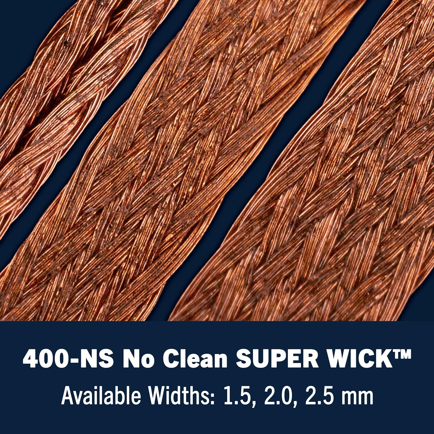 MG Chemicals 424-NS-10FT No-clean Super Wick Desoldering Braid, 0.06" Width x 10' Length, ESD Safe
