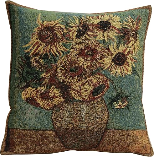 Miniatura 15 de Charlotte Home Furnishings - Funda de almohada decorativa de 16 x 16 pulgadas, fundas de almohada de tapiz para sofá y sala de estar, fundas de El