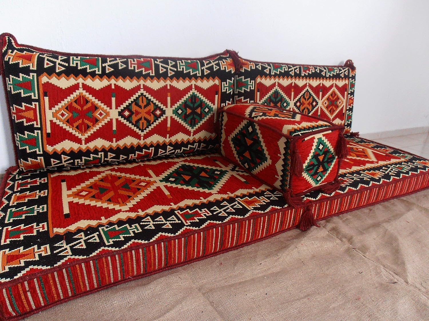 Amazon Com Arabic Jalsa Arabic Majlis Bar Furniture Oriental Seating Floor Couch Floor Cushions Floor Seating Kilim Sofa Sets Cushion Covers Ma 43 Handmade