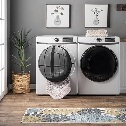 Miniatura 7 de nuLOOM Paulina - Alfombra de medallón floral tradicional lavable a máquina, 4x6, color beige