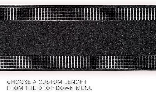 Miniatura 3 de Alfombra de pasillo hecha a medida para cocina, vestíbulo, pasillo, entrada, elige tu longitud de 31 pulgadas de ancho, diseño geométrico a cuadros,