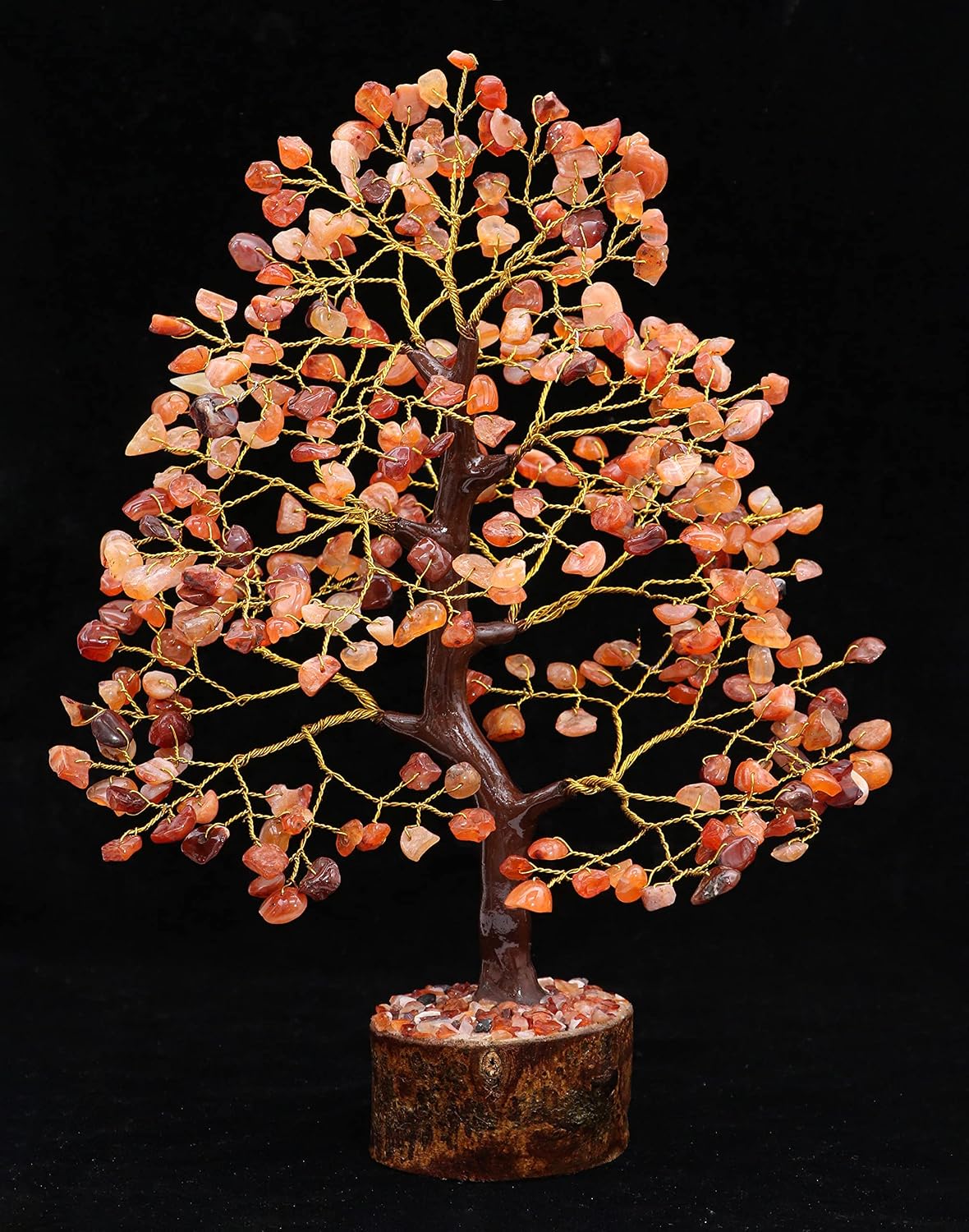 Carnelian Orange Crystal Chakra Tree of Life Spiritual Healing Meditation Gift Bonsai Tree for Home & Room Decor Crystal Gift for Women Present Birthday Gifts for Women Men Housewarming Mum Dad - Image 5