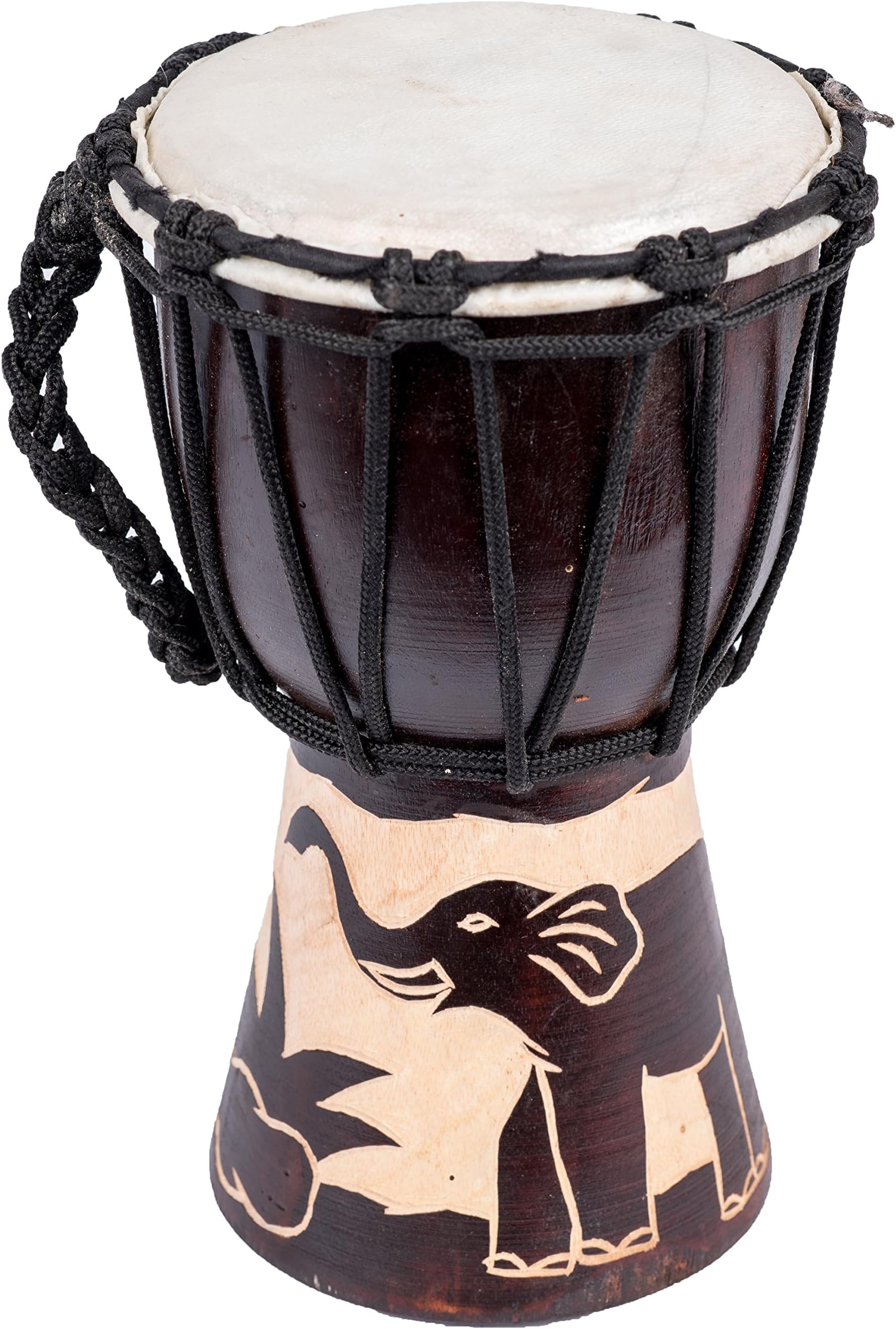 Djembé Coloré Enfant Djembe Tambour Bongo 20cm - Enfants - Coloré - Son Authentique Instrument Percussion Enfant Bois