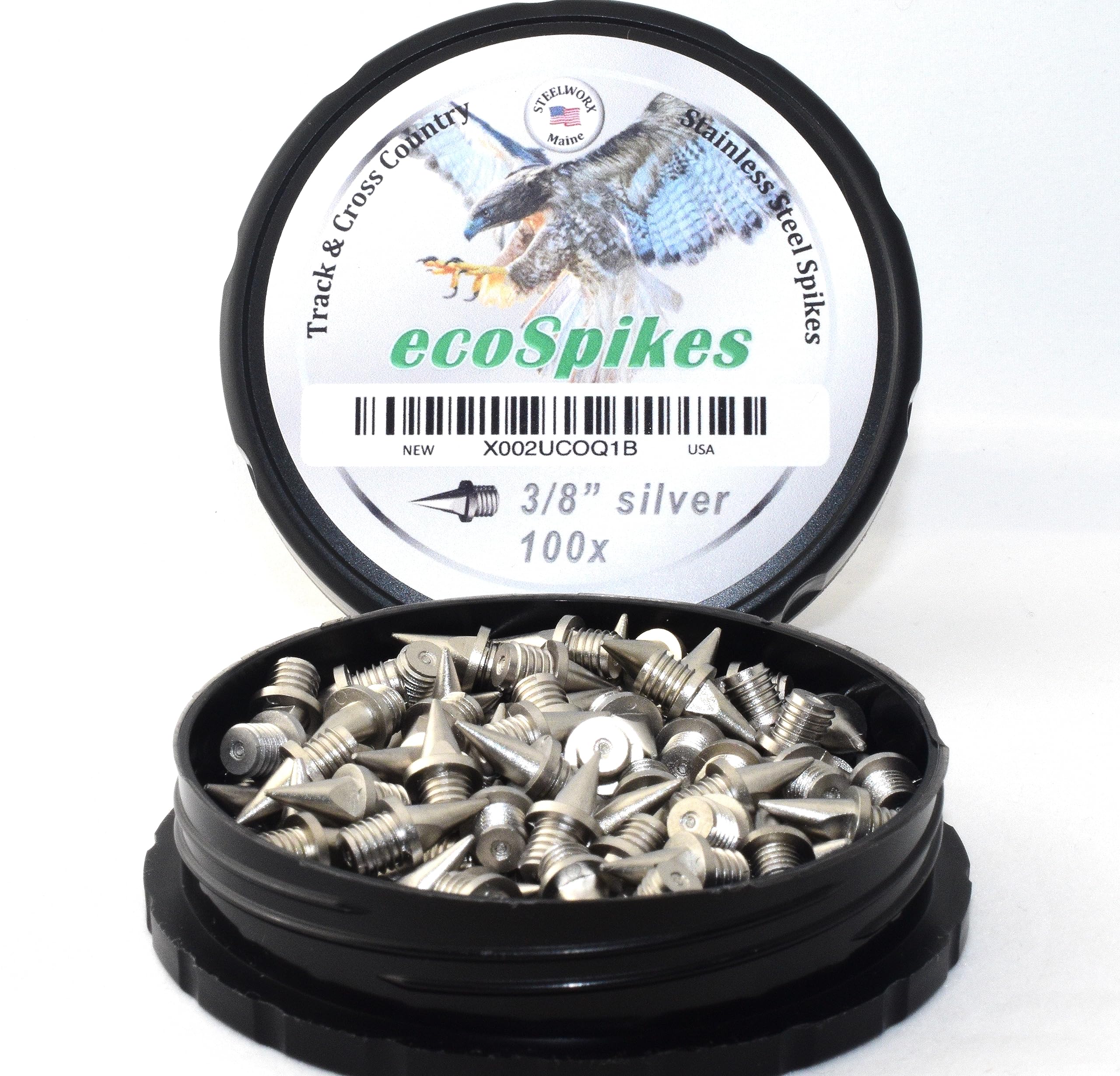 ecoSpikes Stainless Steel Track and Cross Country Spikes (3/8