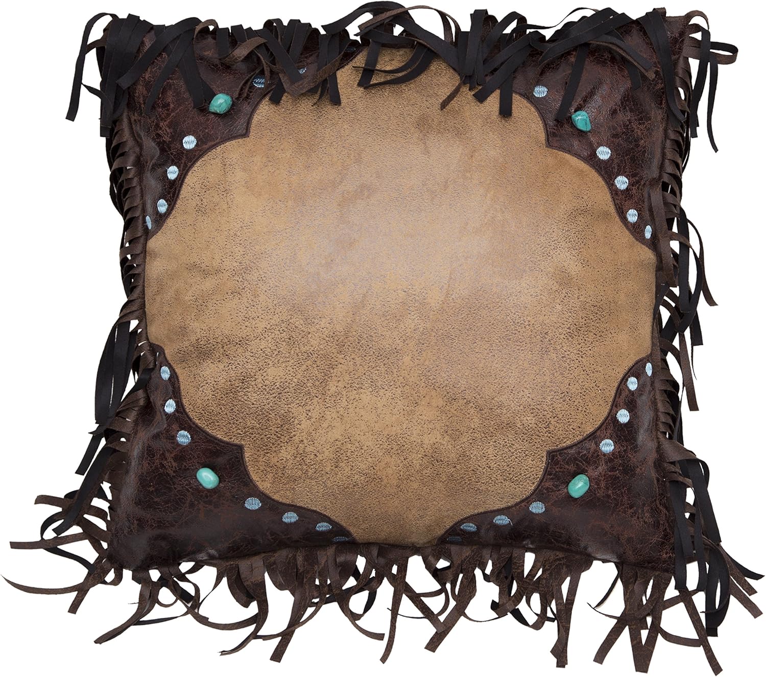 Carstens, Inc Western Turquoise Bead Pillow