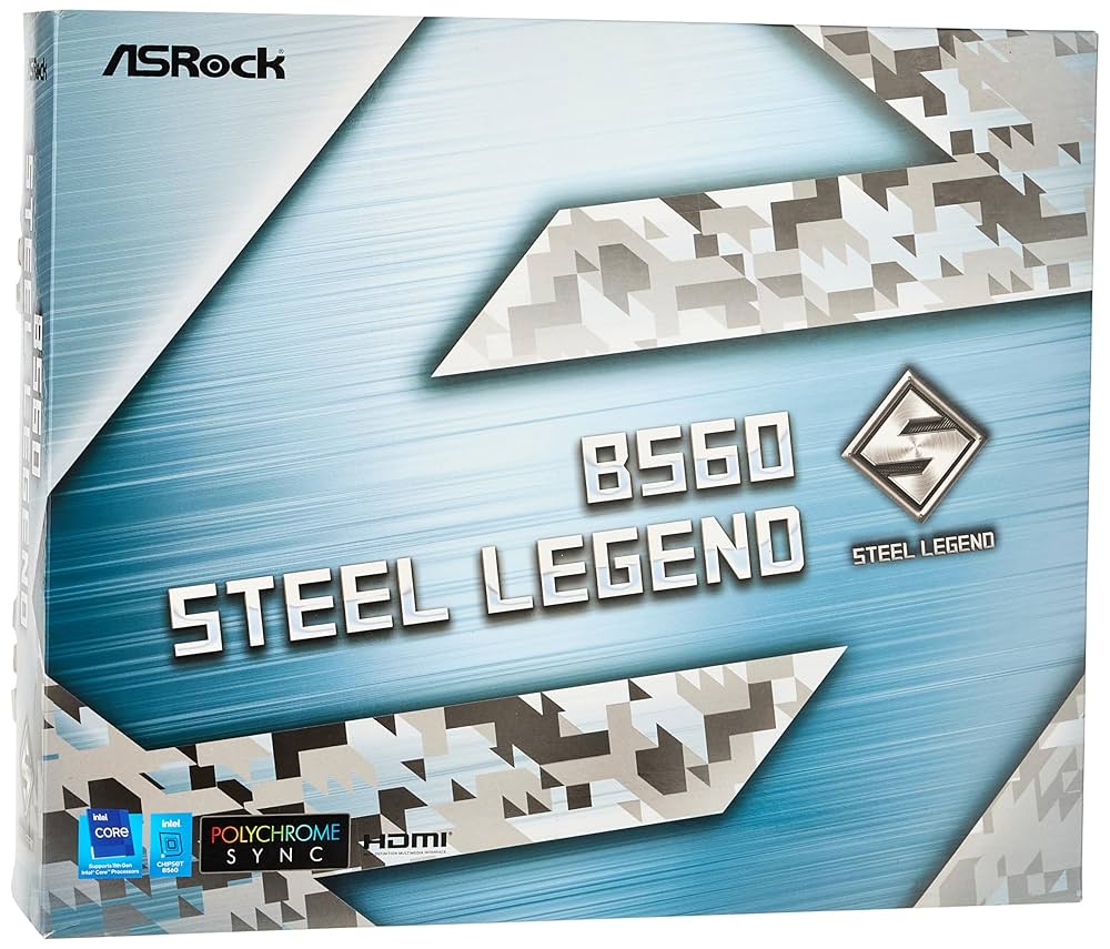ASRock B560 マザーボード Intel10、11世代(LGA1200) Amazon | ASRock マザーボード B560 M Steel Legend Intel 10