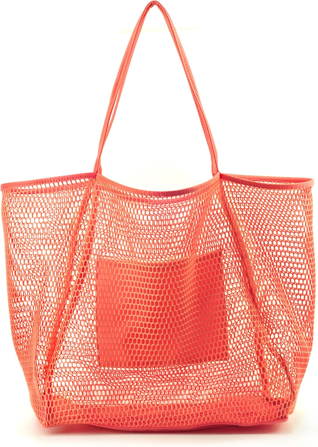Mesh Beach Tote Womens Shoulder Handbag Clothing, Shoes