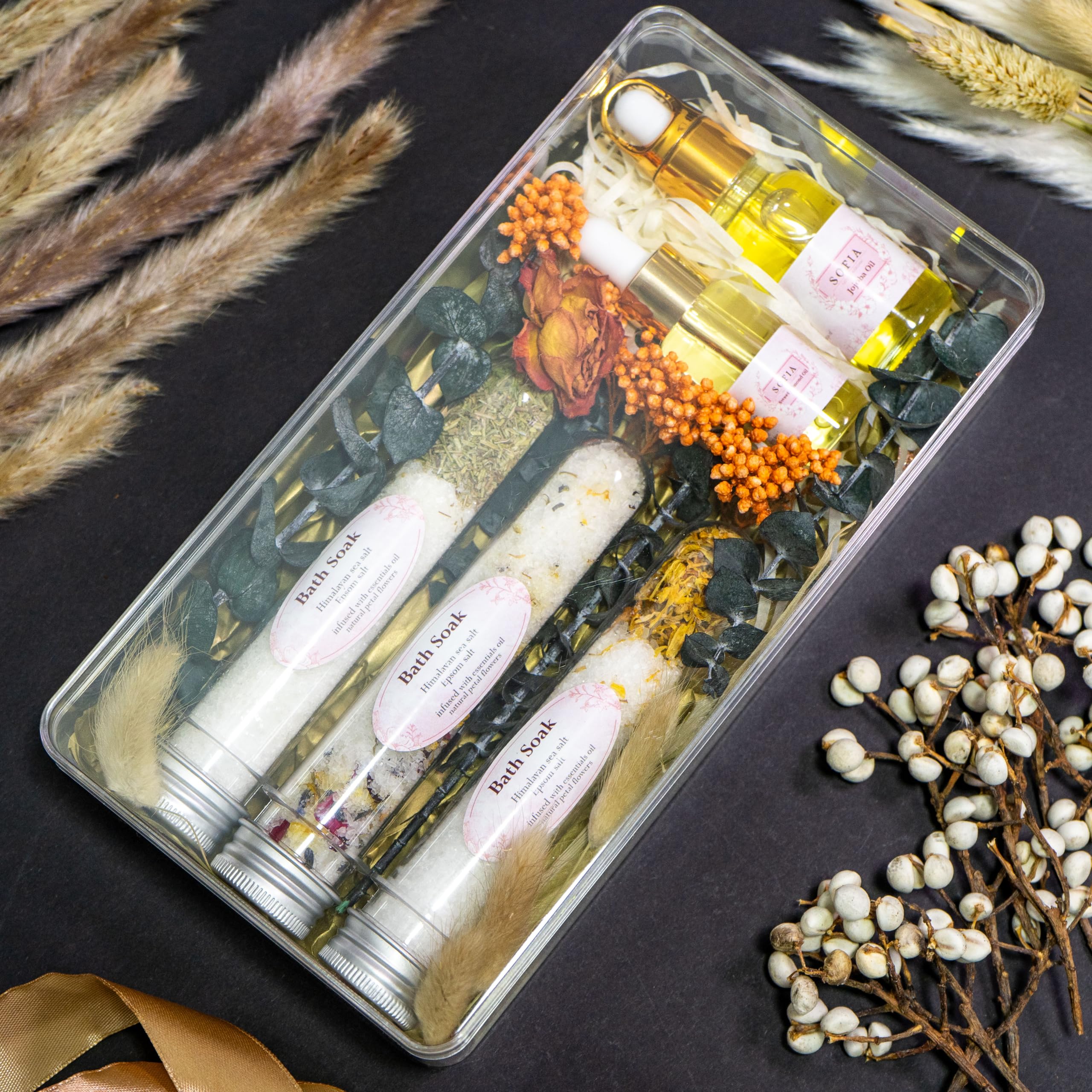 Floral Essence Bath Bliss Set - Luxurious Spa Experience