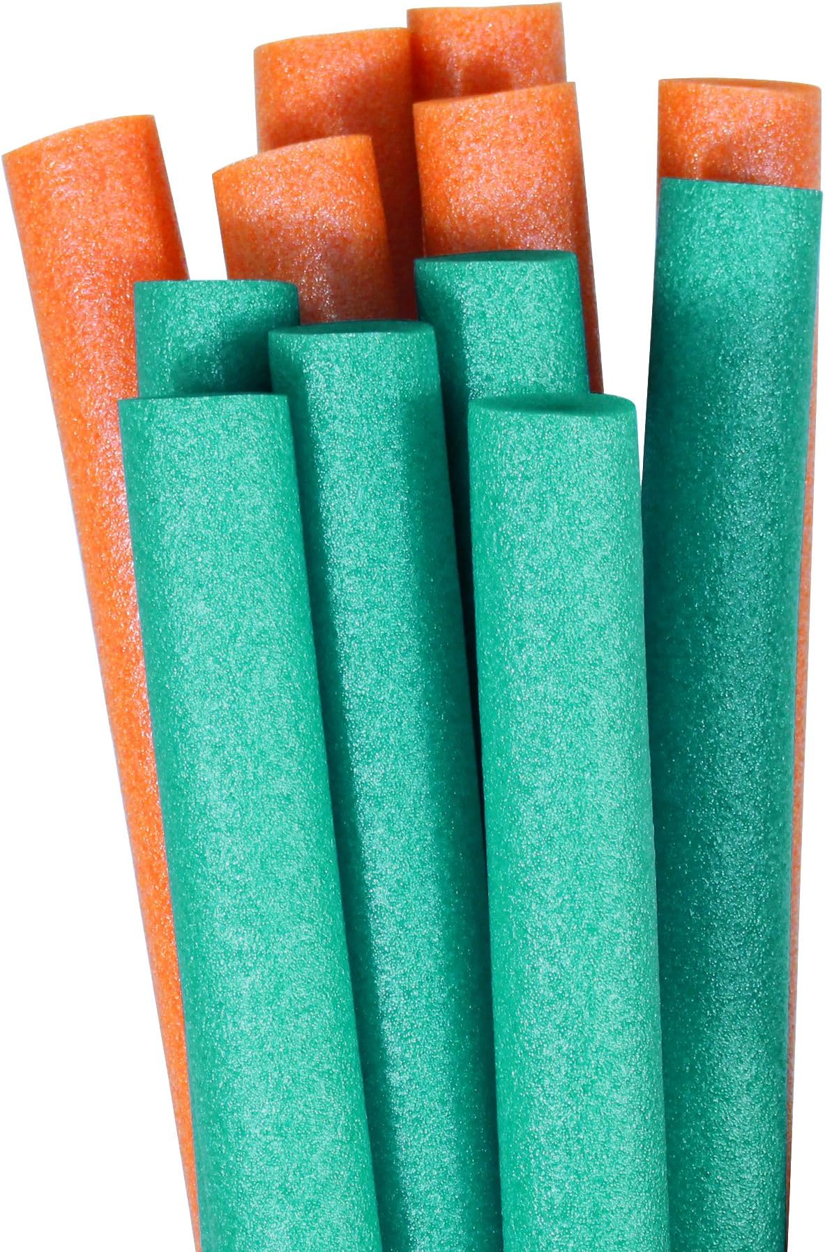 12-Pack Teal and Orange Pool Noodles, Made in Canada