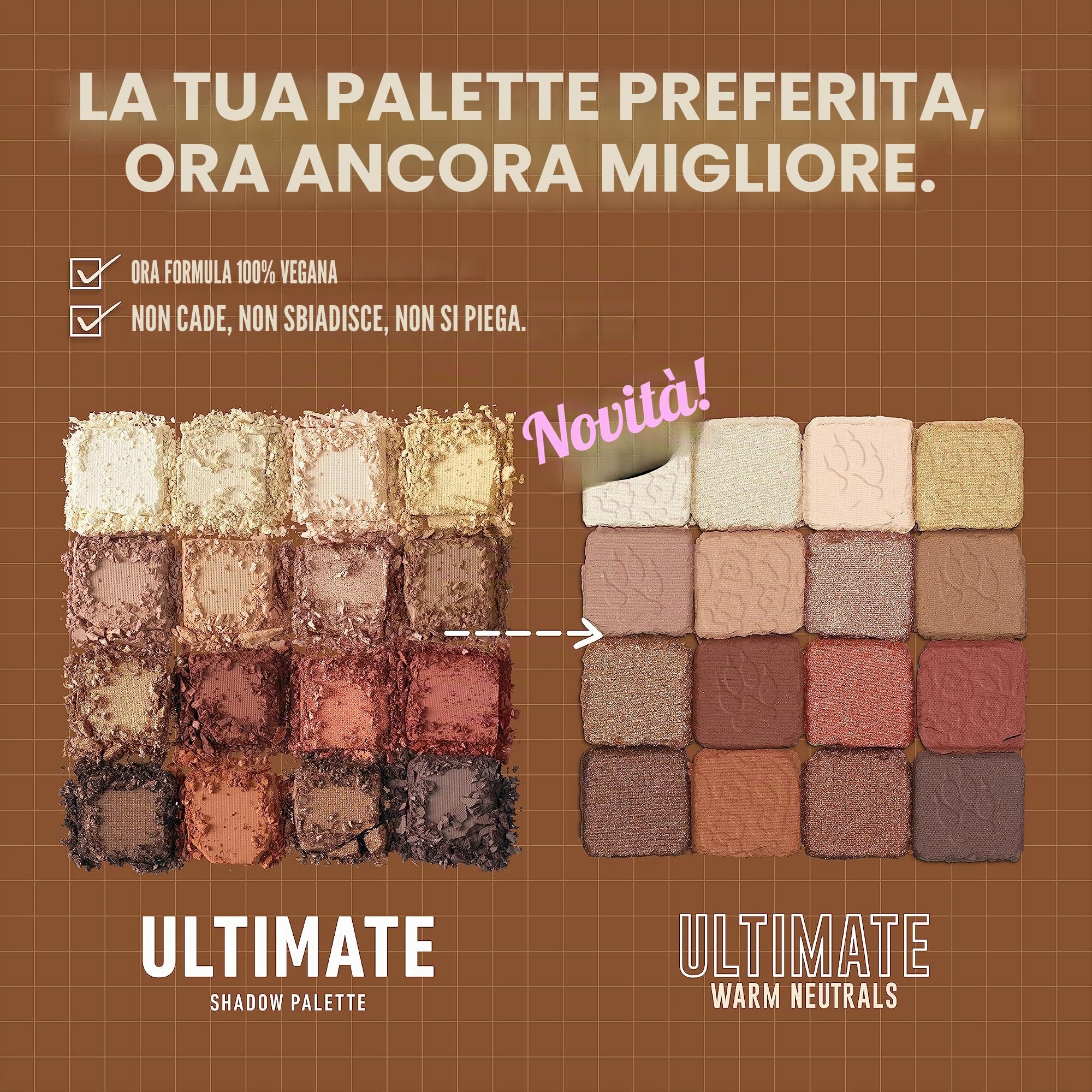 NYX PROFESSIONAL MAKEUP, Ultimate Shadow Palette, Eyeshadow Palette - Warm Neutrals