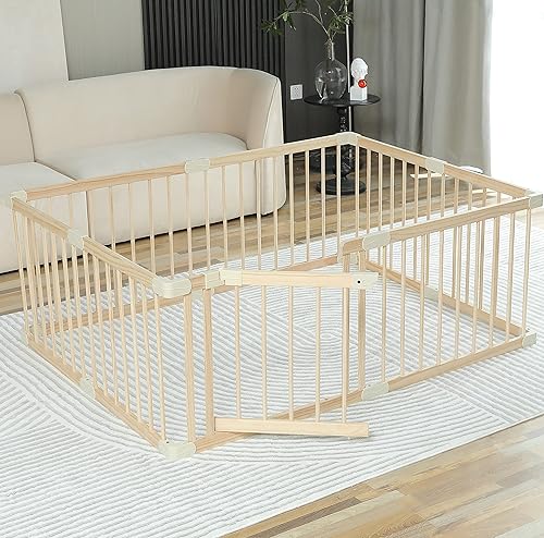 Miniatura 6 de Conababy - Corralito de juego para bebés y niños pequeños, corralitos de juego para interiores, patio de juegos para bebés, área de gimnasio,