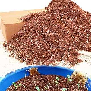 18QT Potting Soil Mix for Indoor Plants - Contains Perlite, Peat Moss, C...